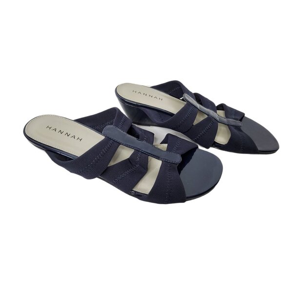 Womens Hannah "Feather 2" Wedge Fabric Sandals. Size 7M - Picture 2 of 5